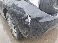 Неизвестный водитель врезался в Toyota Aqua и скрылся с места ДТП в Южно-Сахалинске, Фото: 3