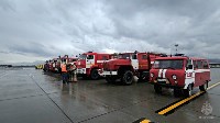 "Самолёт загорелся в воздухе": в аэропорту Южно-Сахалинска провели масштабные учения, Фото: 14