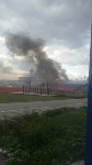 Трибуны горят на стадионе "Спартак" в Южно-Сахалинске, Фото: 4