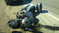 Мотоциклист на полном ходу влетел под колеса внедорожника на Сахалине, Фото: 7