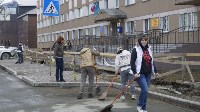 Уборка дворов и улиц в Южно-Сахалинске, Фото: 4