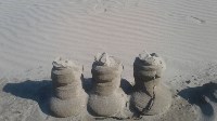Загадочные песчаные сталагмиты выросли в заливе Мордвинова, Фото: 8