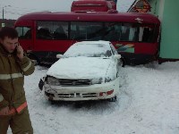Контейнеровоз и пассажирский автобус столкнулись в Соловьевке, Фото: 6