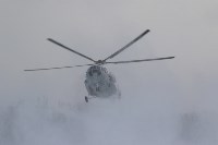 Сахалинские спасатели провели авиатренировку на склонах «Горного воздуха», Фото: 1