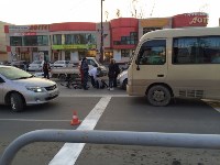 Велосипедистку сбил автомобиль на пешеходном переходе в Южно-Сахалинске, Фото: 7