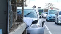 Женщина пострадала при столкновении четырех автомобилей в Южно-Сахалинске, Фото: 4