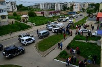 Два человека пострадали в результате столкновения мотоцикла и внедорожника в Охе, Фото: 1