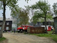 Автомобиль, дом и сарай загорелись в Южно-Сахалинске, Фото: 8