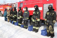 Сахалинские спасатели отрабатывают действия на случай ЧП при лесных пожарах, Фото: 4