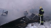 Гаражи горят в переулке Украинском в Южно-Сахалинске, Фото: 7