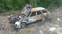 Subaru Leone угнали и сожгли в Южно-Сахалинске, Фото: 1