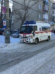 Персонал станции скорой помощи эвакуировали в Южно-Сахалинске, Фото: 2
