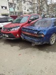 Пьяный на Subaru разбил 4 припаркованные машины в Южно-Сахалинске, Фото: 4