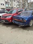 Пьяный на Subaru разбил 4 припаркованные машины в Южно-Сахалинске, Фото: 4