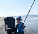 С сыном на рыбалке. Залив Мардвинова