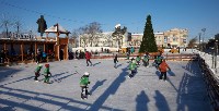 Мастер-класс для любителей хоккея прошел на площади Ленина в Южно-Сахалинске, Фото: 63