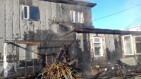 Горящую пристройку к жилой двухэтажке потушили в Южно-Сахалинске, Фото: 3