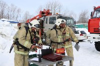 Пожарно-тактические учения в Долинске, Фото: 7