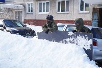 Снежная горка для детей вместо незаконной парковки появилась в Хомутово, Фото: 1