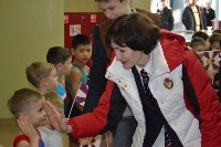 Олимпийские чемпионы рассказали сахалинским школьникам о спорте и первой любви, Фото: 18