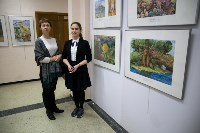 Дальневосточные и сахалинские начинающие художники открыли совместную выставку, Фото: 4