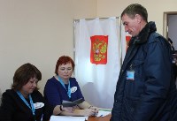 Избирательный участок в аэропорту Южно-Сахалинска , Фото: 6