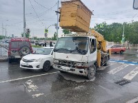Очевидцев ДТП ищут в Южно-Сахалинске, Фото: 4