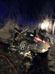 Женщина погибла при лобовом столкновении Toyota Starlet и бурильной машины в Южно-Сахалинске, Фото: 5