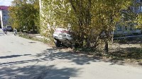 Toyota Corona вылетела в кювет в Южно-Сахалинске, Фото: 1