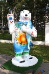 Пластиковых медведей установили на Коммунистическом проспекте в Южно-Сахалинске, Фото: 2