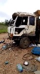 Водитель опрокинувшегося грузовика пострадал в Тымовском районе, Фото: 4