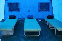 Тренировку по ликвидации последствий ЧС зимой проводят сахалинские спасатели, Фото: 1