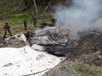 Мужчина сгорел и две женщины пострадали из-за пожара в машине на Ловецком перевале, Фото: 6