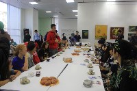Японские айны ели пироги в одном из сахалинский музеев, Фото: 6
