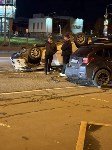 В Южно-Сахалинске у Дома торговли перевернулся Mitsubishi RVR, Фото: 5