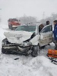 Три человека пострадали при ДТП на улице Лермонтова в Южно-Сахалинске, Фото: 4