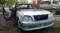 Автомобиль Toyota Crown сгорел в Южно-Сахалинске, Фото: 5