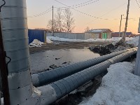 "Озеро" у подъезда на Набережной: у дома в Стародубском разлилась огромная лужа, Фото: 1