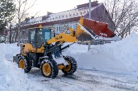 Мэр Южно-Сахалинска проверил, как расчищают от снега северные районы города, Фото: 10