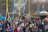 Несколько тысяч гостей принял в День Победы парк Южно-Сахалинска , Фото: 35