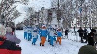 Огонь зимних «Детей Азии» пронесли по улицам Корсакова, Фото: 28