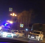 Toyota Mark II и Lexus столкнулись в Южно-Сахалинске, Фото: 3