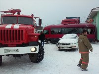 Контейнеровоз и пассажирский автобус столкнулись в Соловьевке, Фото: 5