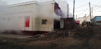 Пристройка к кафе "Лизгистан" загорелась в Корсакове, Фото: 3