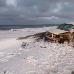 Люди чудом не пострадали в жёстком ДТП на юге Сахалина, Фото: 1