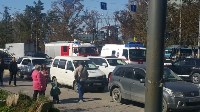 Военный "Урал" протаранил три машины в Южно-Сахалинске, Фото: 2