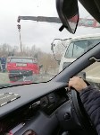 Toyota перевернулась на дороге между Южно-Сахалинском и Долинском, Фото: 4