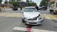 Две "Тойоты" столкнулись в Южно-Сахалинске, Фото: 7