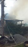 Горящий дачный дом потушили пожарные во Второй Пади, Фото: 2