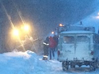 Автомобили застревают в Ногликском районе, Фото: 1